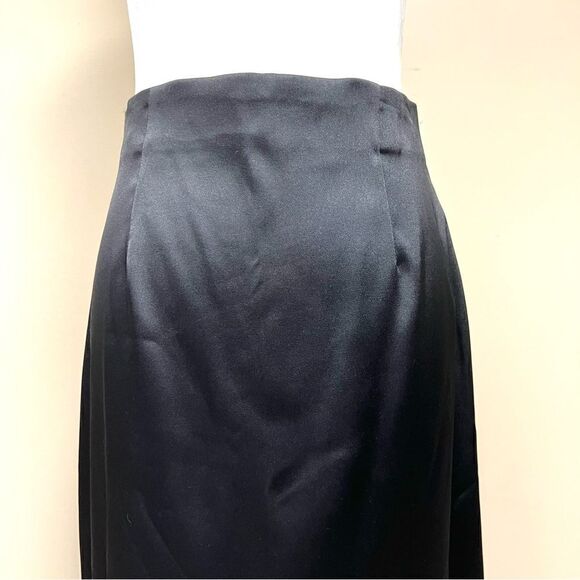- Buyer Too vintage satin skirt with side slit size 9 - Picture 3 of 7
